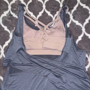 Strappy open back lululemon tank top